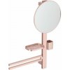 Ideal Standard ALU+ Zrkadlo s držiakom uterákov, poličkou a pohárikom na kefky a pastu, rosé BD588RO