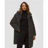 Dámsky šedý Kožušínový Kabát Stand Studio Camille Cocoon Coat