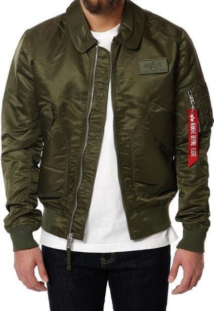 Alpha Industries CWU LW PM bunda pánska Dark green zelená