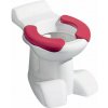 Geberit Bambini - Stojace WC, pre deti, zadný odpad, biela/karmínová Y212010000