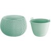 Prosperplast Kvetináč SPLOFY Bowl 290x195 mm, šalvia, vložka