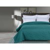 Textilomanie Tyrkysový prehoz na posteľ STONE Rozmer: 200 x 220 cm