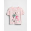 GAP Baby tričko Gap & Disney Macko Pú Ružová 5YRS
