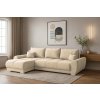 Rohová rozkladacia sedačka EDGAR - béžová