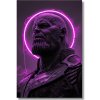 Thanos obraz na stenu fialový