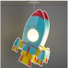 Dalber Dalber 63357 - Detský luster ROCKET 1xE27/15W/230V PI619 + záruka 3 roky zadarmo + záruka 3 roky zadarmo