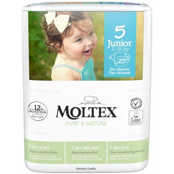 MOLTEX Plenky Pure & Nature Junior 11-25 kg 25 ks
