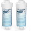 Wessper 2x Wessper Aqua Shower W2x sprchový filter Filter pČervenái vodnému kameňu Alergia Starostlivosť o pokožku a vlasy Anti-Chlorine Biela Filter