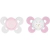Chicco Physio Comfort 2-6 m cumlík Girl-Dots/Rabbit 2 ks