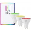 Smart LED žiarovka GU10 4,8 W RGB + CCT IMMAX NEO 07777C ZigBee Tuya sada 3ks