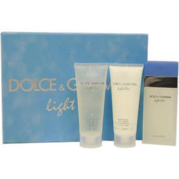 Dolce & Gabbana Light Blue Woman EDT 100 ml + sprchový gél 100 ml + telové mlieko 100 ml darčeková sada