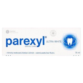 Parexyl Ultra White bez fluoru zubná pasta s bělícím účinkem 75 ml