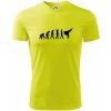 Karate Evolúcia - kop - Pánske tričko Fantasy športové - XL ( Neonová žltá )