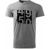 Tachometer 50 - Klasické pánske tričko vyššej gramáže - 2XL ( Tmavosivý melír )