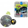 Teddies Deka Dinosaurus - svítící ve tmě - šedivá