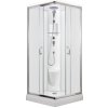 ARTTEC SMARAGD 90 x 90 cm - Sprchový box model 3 z činčilového skla PAN01279