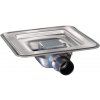 I-DRAIN Square Basic podlahová vpusť z nerezovej ocele, 150 x 150 mm, ID4ZSQ0150