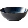 Čierna/modrá misa z kameniny ø 30 cm Gastro Dark Blue/Black – Bitz