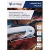 Laminovacia fólia, laminovateľná za tepla, 75 mikr., A3, lesklá, VICTORIA OFFICE, 100ks