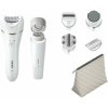 Philips Series 9000 Philips BRE770/92 epilátor 1 ks + elektrický pilník na chodidlá 1 ks + kefka s peelingovým efektom 1 ks