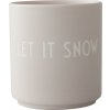 Hrnček Favourite Xmas Let It Snow svetlobéžový