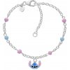 Detský náramok Disney MINI Stitch strieborný BS00101SL-47.CS