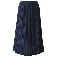 Dámska maxi skladaná plisovaná sukňa BRAND14 námornícka modrá