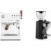 Ascaso Steel DUO PID PLUS, White&Wood + Rocket Espresso FAUSTO 2.1, black