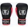 Boxerské rukavice Top King Reborn Boxing Semi Leather black/pink