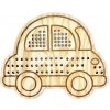 Libelula Drevené tvary na šnurovanie - MiniDots - Auto