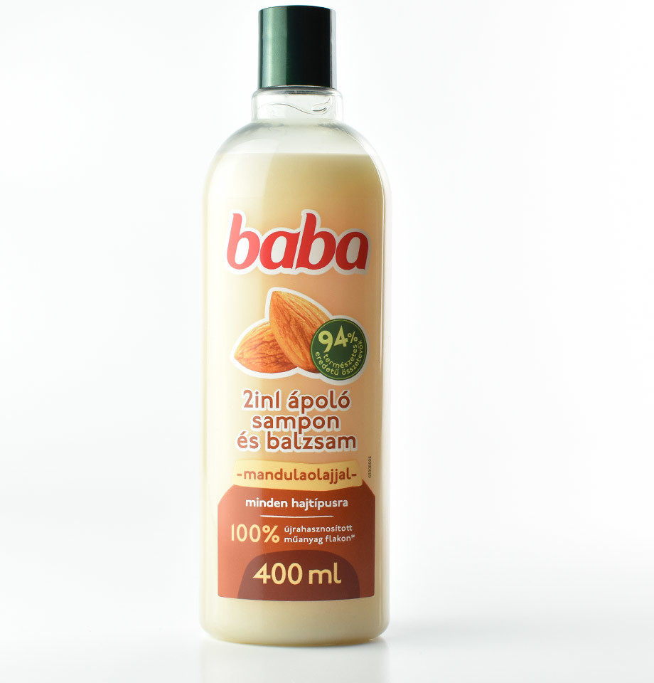 Baba 2in1 mandlový šampón 400 ml