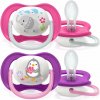 Avent Ultra Air Animals slon/tučniak ružová/lila Cumlík