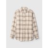 GAP oversize flanelová košile Big Shirt Béžová