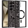 Techsuit Luxury Glitter MagSafe puzdro pre Samsung Galaxy S24 Ultra – čierne