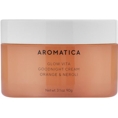 Aromatica Glow Vita Goodnight Cream Orange & Neroli Hydratačný nočný krém s niacínamidom a ceramidmi 90 g