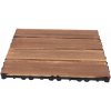 36 KUSOV DREVENÝCH ZÁSUVNÝCH TERASOVÝCH DLAŽDÍC PODLAHOVÁ KRYTINA 30,3*30,3*2,3 CM