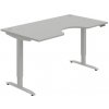 OFFICE PRO s.r.o. HOBIS ergo elektr.staviteľný stôl 160 cm, pamäť. ovláda. - MSE 2M 1600, sivá