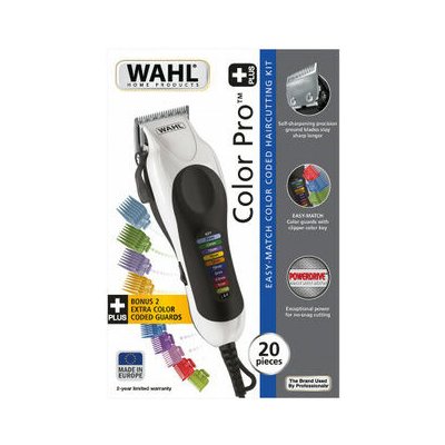 Wahl 20104-0460 Color Pro Plus / zastrihávač vlasov / šírka čepele: 45 mm/min. 1mm / 12 nástavcov (WHL-20104-0460)
