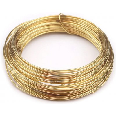 Drôt medený, lakovaný Ø0,8 mm - zlatá