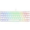 DELTACO GAM-075-W-US WK85R, USB-C, RGB, US, mechanická, biela