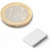 SOLLAU Neodymový magnet hranol 15x10x2 mm, N38, ponikelovaný
