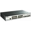 D-Link DGS-1510-20 20-Port Gigabit Stackable SmartPro Switch including 2 SFP ports and 2 x 10G SFP+ ports- 16 x 10/10 DGS-1510-20-E