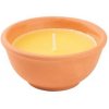 Sviečka Citronella, repelentná, terakota, 113 g, 50x110 mm