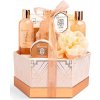 VEĽKÝ DARČEKOVÝ SET VIANOČNÝ KOŠÍK DO KÚPEĽA TELA KOZMETIKA SPA