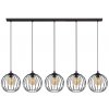Helam | Luster na lanku MERCURE 5xE27/15W/230V čierna | HE1184