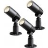 Alder sada, 3x 2 W, LED (Sada LED záhradného osvetlenia)