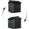 Zahradní domek Keter Newton Plus wide 7x7,5 šedý, s podlahou