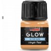 Akrylová farba 30 ml, svieti v tme, oranžová