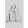 Gant Archive Shield Hoodie Light Grey Melange