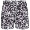 Pánske kúpacie šortky Urban Classics Pattern Swim Shorts - signs aop M